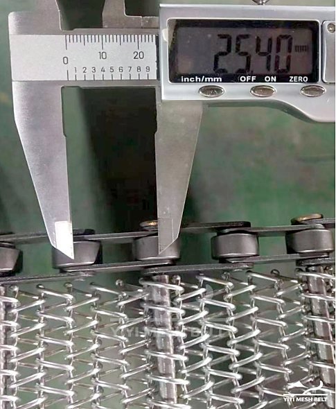 Chain Driven Belt pitch 25.4 mm / 1.000 in measured