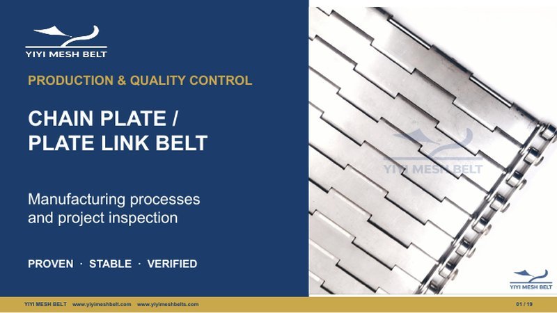 Chain Plate / Plate Link Belt Production & Quality Control – YIYI Mesh Belt