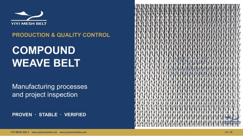 Compound Weave Belt Production & Quality Control – YIYI Mesh Belt