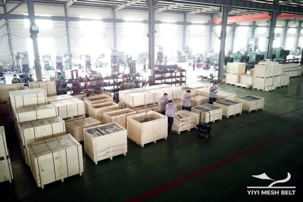Export crates ready to ship