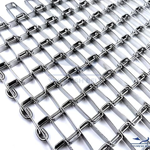 Flat Wire / Honeycomb Belt detail