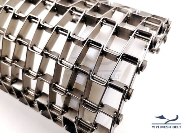 Sprocket matching running test of a metal conveyor belt