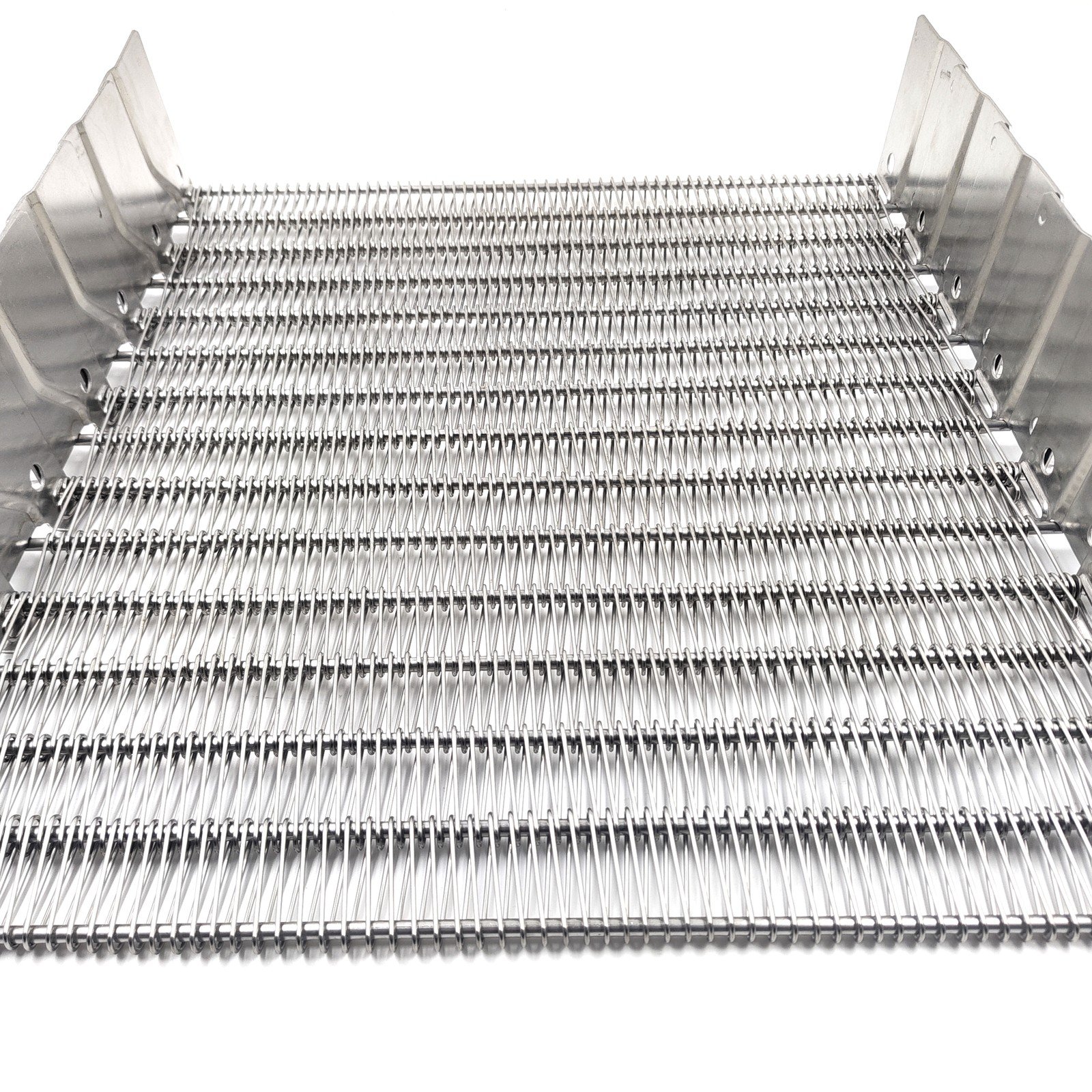 Self-Stacking Belt mesh surface