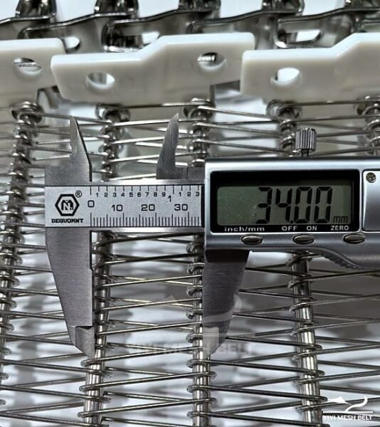 Side Driven Belt pitch 34 mm / 1.339 in measured