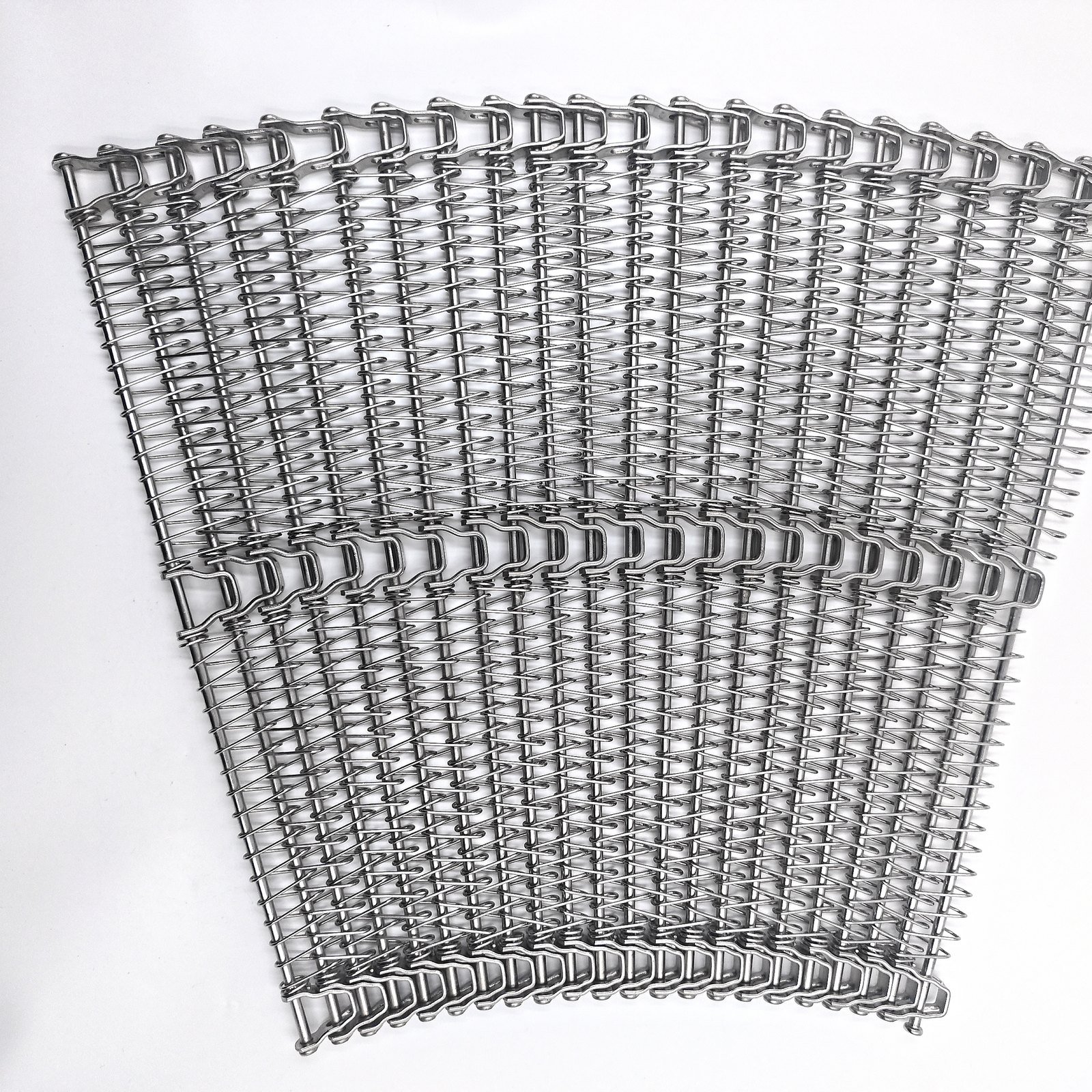 Small Radius Spiral Freezer Belt in a tight turn