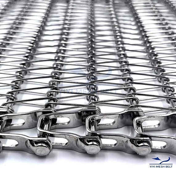 Spiral Freezer Belt Flat-Hat Welded
