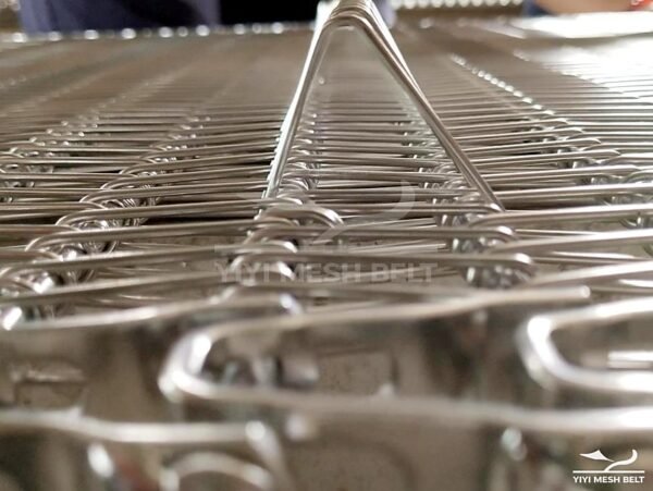 Spiral Freezer Belt Mesh Construction Detail