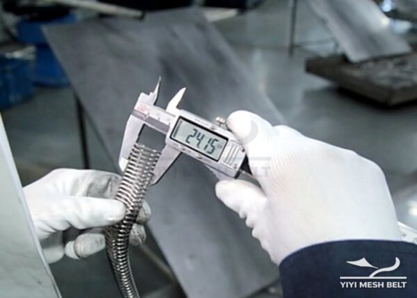 Spiral Wire Trial Inspection – Spiral Freezer Belt