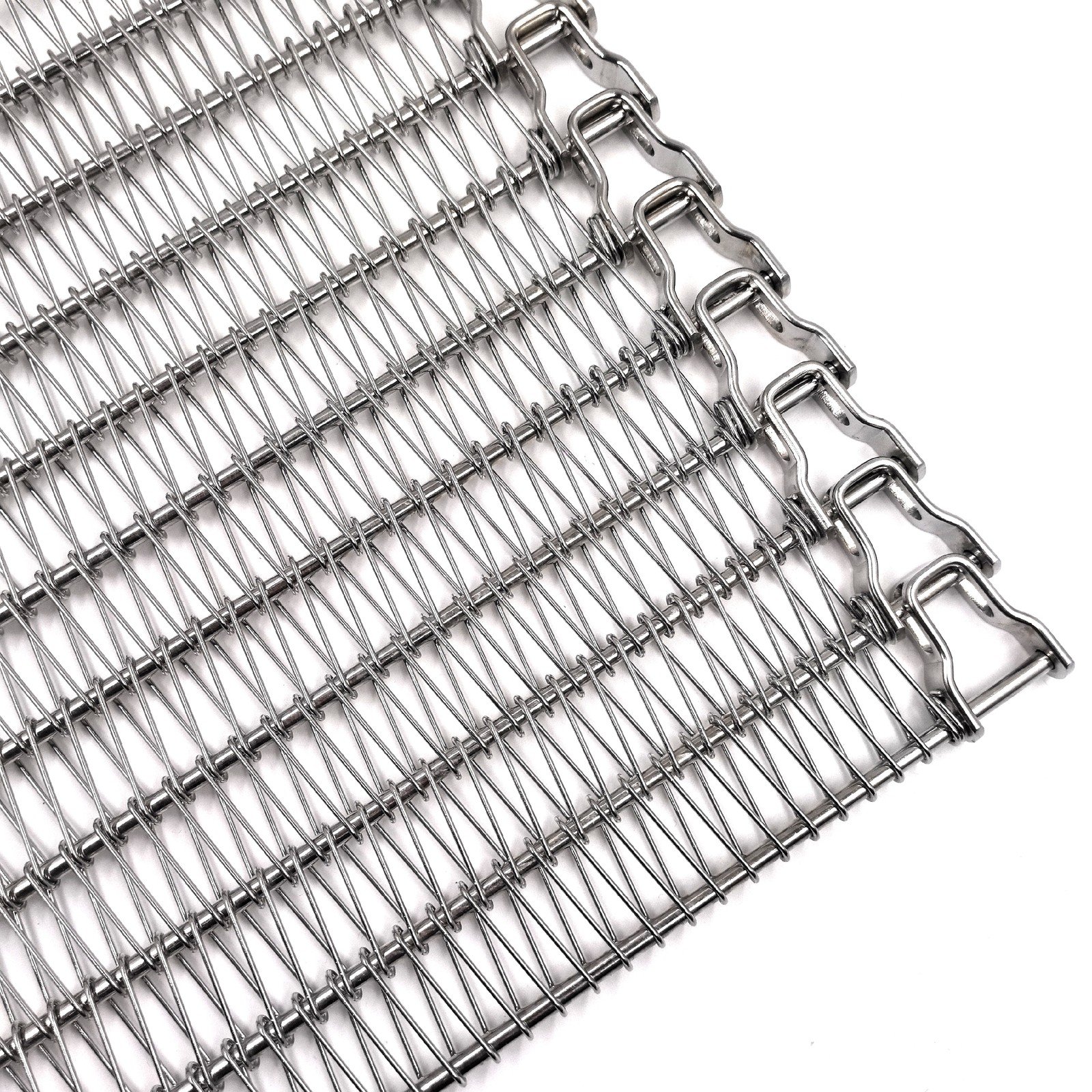 Spiral Freezer Belt mesh and side links