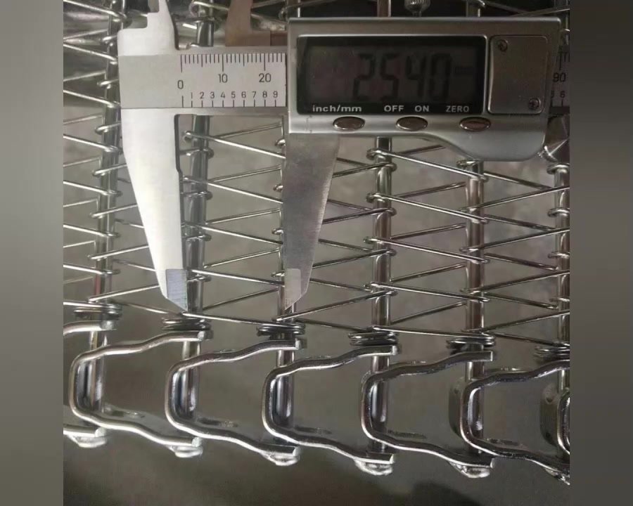 Measuring a spiral belt during inspection