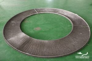 yiyimeshbelt spiralfreezerbelt turnradiustest 261004 216