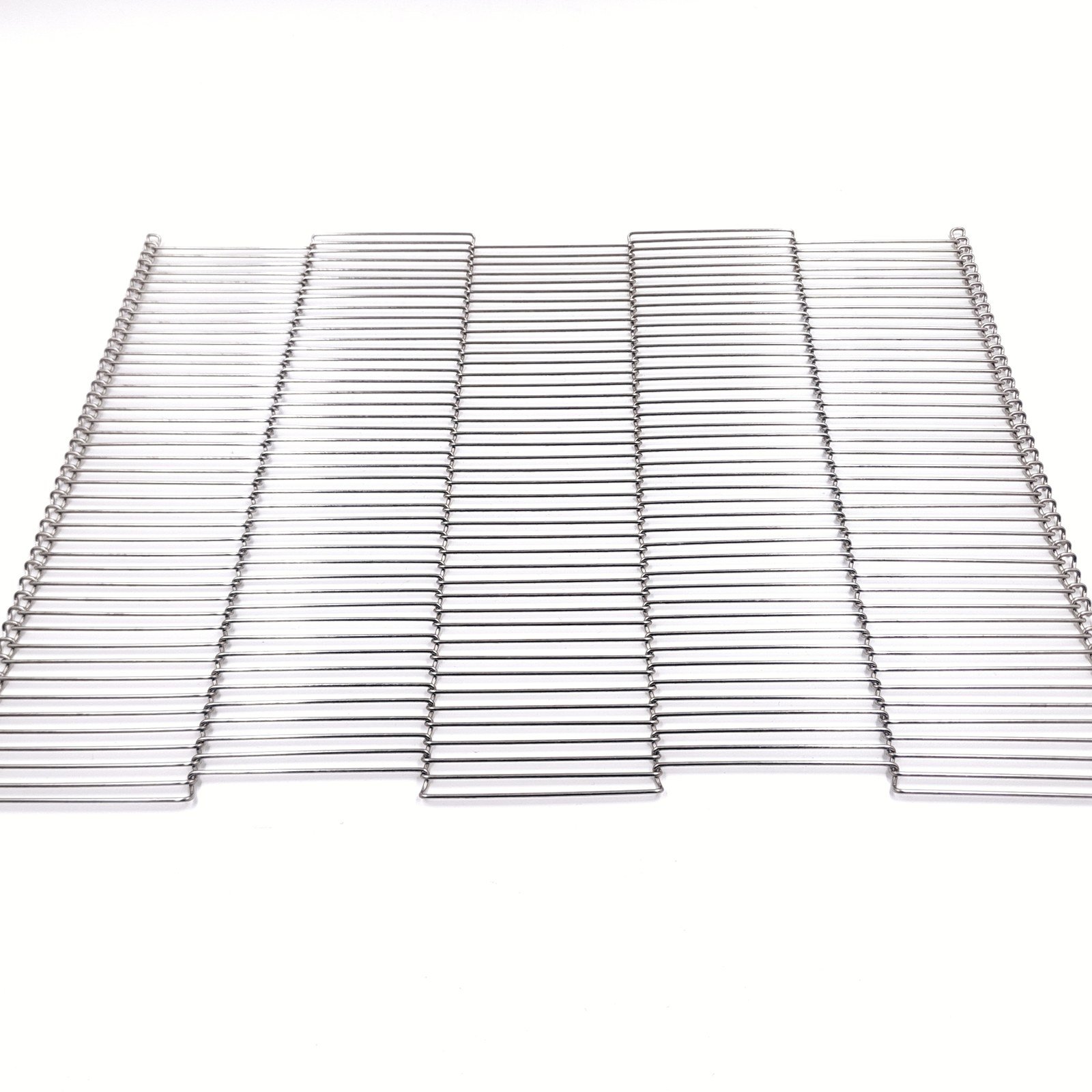 Trapezoidal Mesh Belt full section, front view