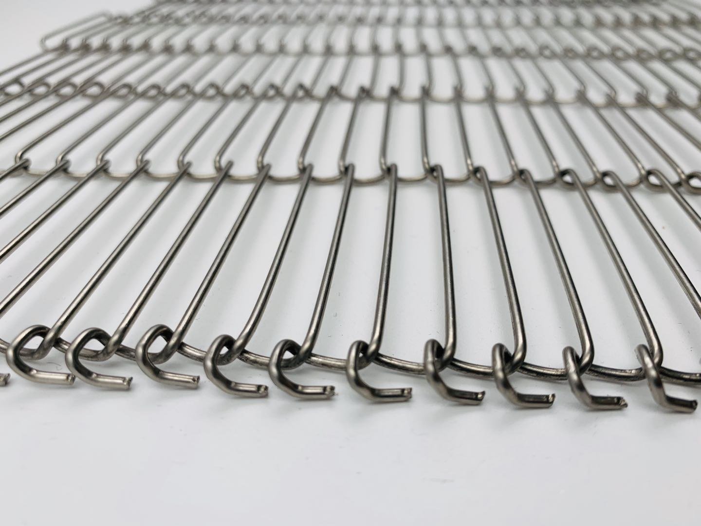Trapezoidal Mesh Belt loop edge close-up