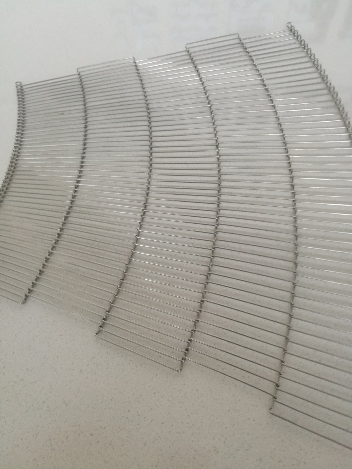 Trapezoidal Mesh Belt turning version, left or right curve