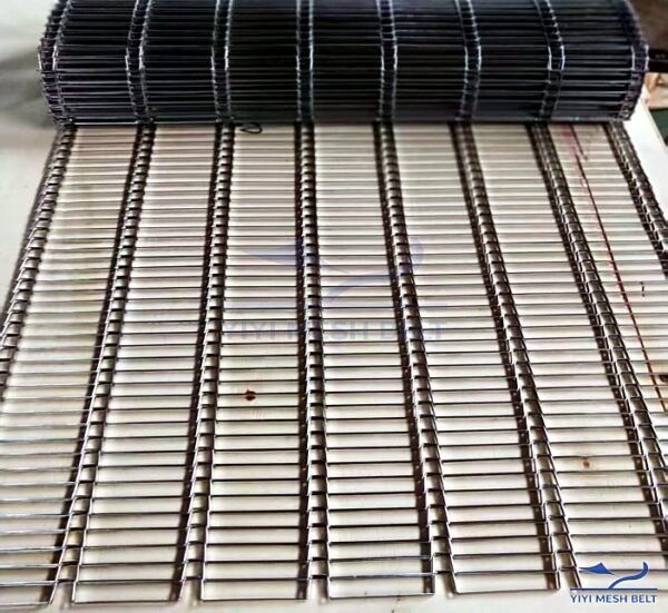 Trapezoidal Mesh Belt Flat Wire Type