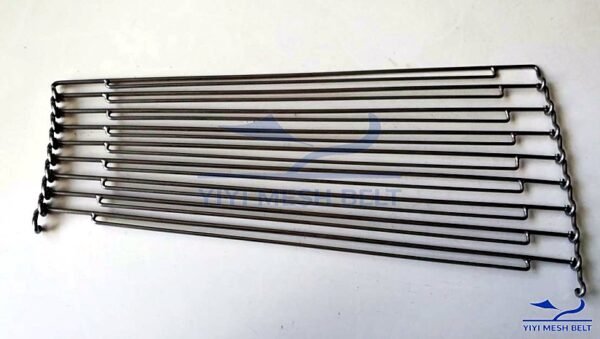 Trapezoidal Mesh Belt Detail View